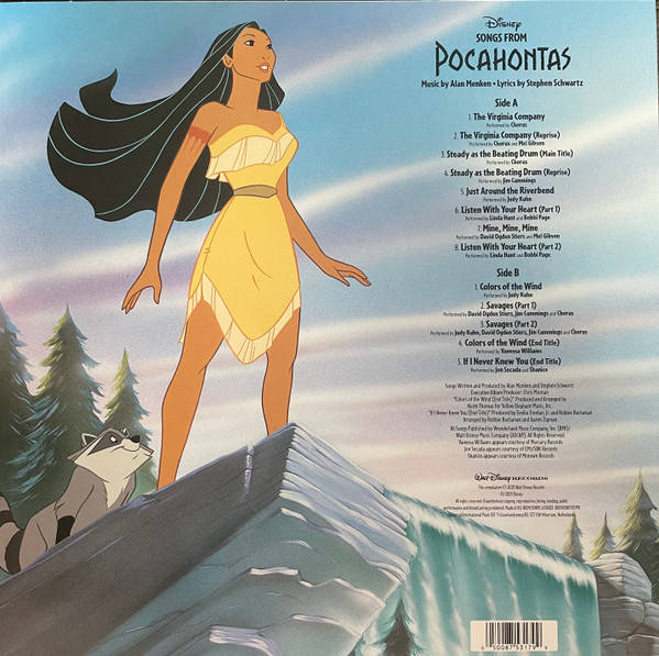 OST – Alan Menken, Stephen Schwartz: Songs from Pocahontas (color)